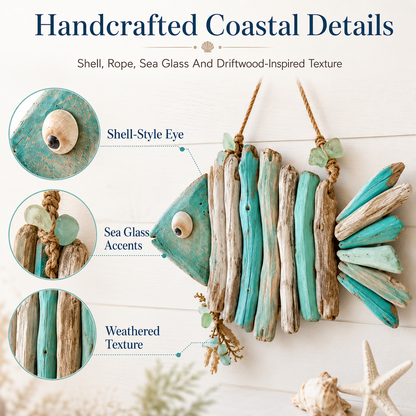 🌊Lighted Coastal Fish Wall Decor
