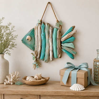 🌊Lighted Coastal Fish Wall Decor