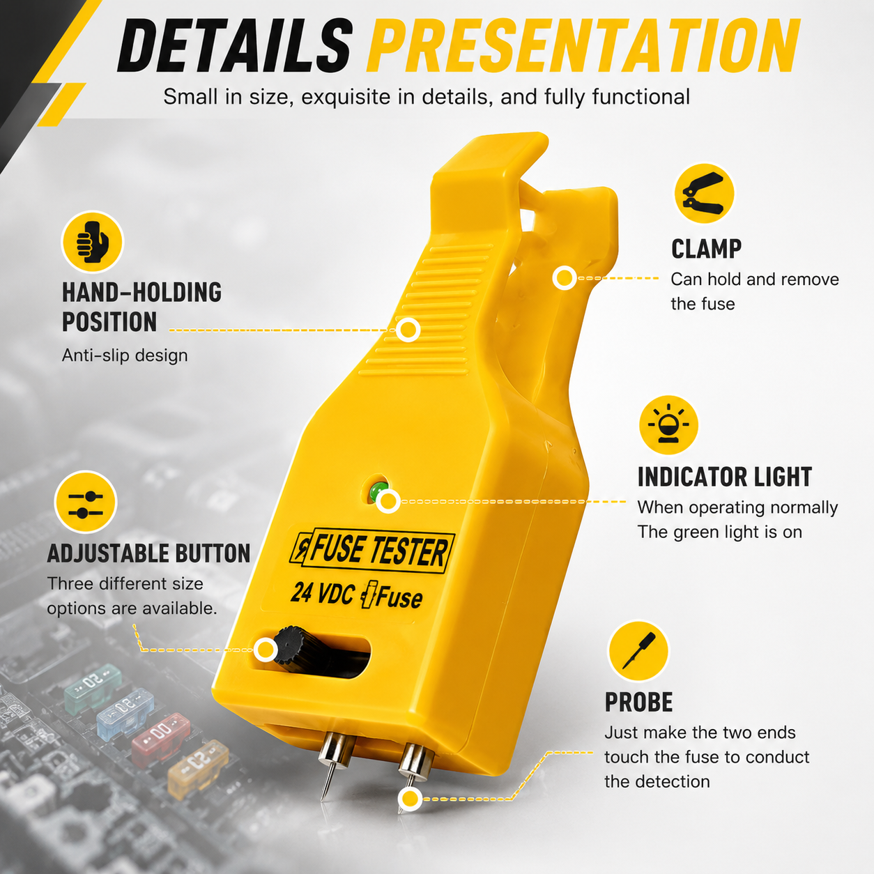 Automotive Blade Fuse Tester & Puller Tool