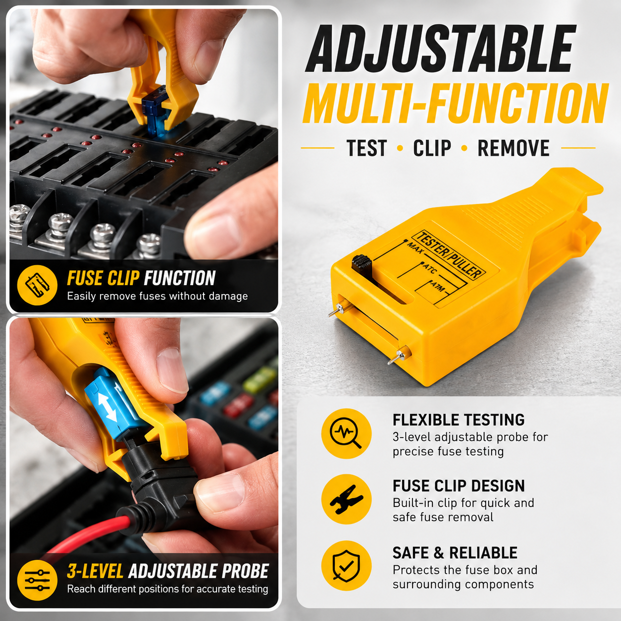 Automotive Blade Fuse Tester & Puller Tool