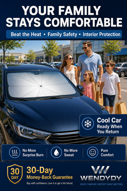 ✨️Last Day 50% OFF☀️🚗2026 Upgraded Car Windshield Sun Shade Umbrella