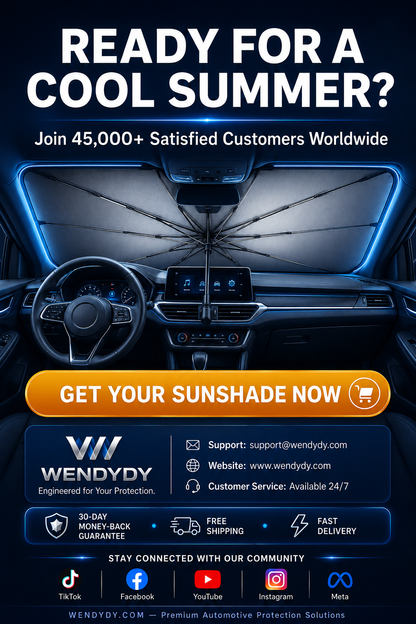 ✨️Last Day 50% OFF☀️🚗2026 Upgraded Car Windshield Sun Shade Umbrella