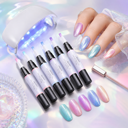 ✨ Viral Nail Trend | 3-in-1 Cat Eye Gel Nail Polish Pen Kit