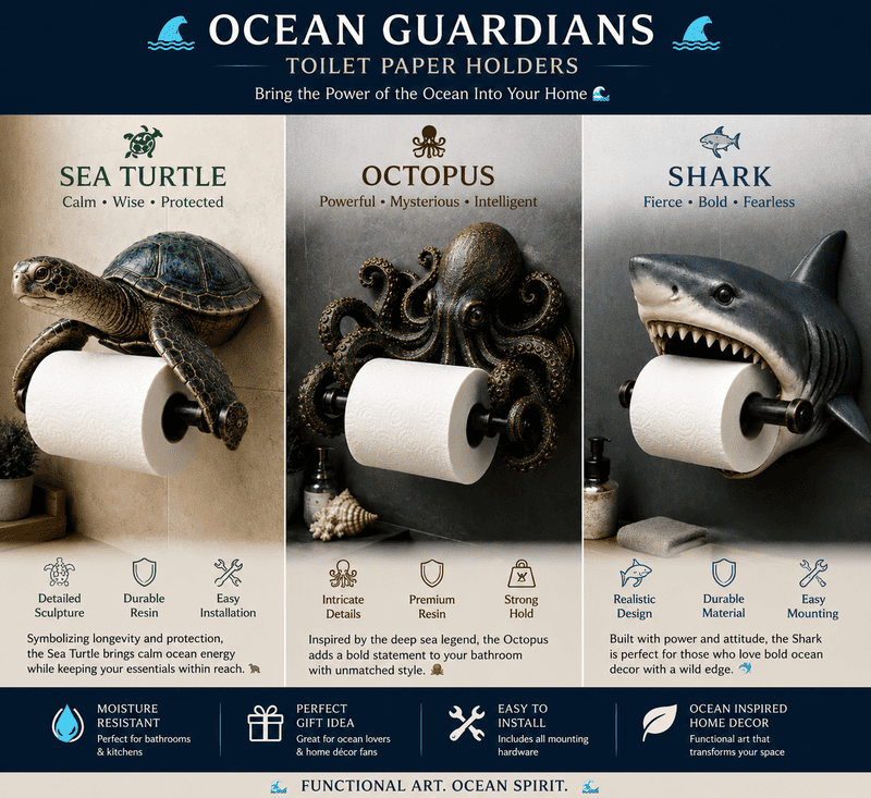 Ocean Guardian Toilet Paper Holder