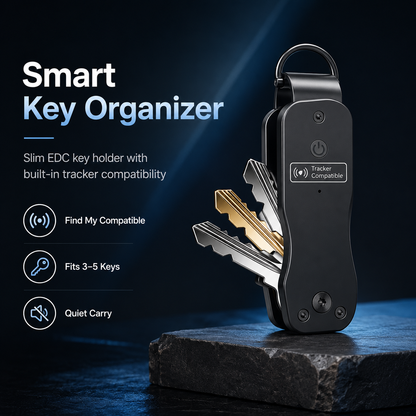 🔥Key Organizer Men's Keychains with Smart Tracker