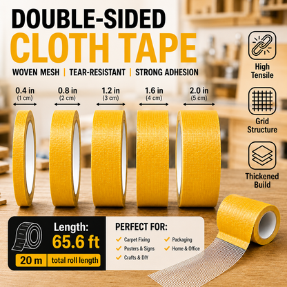 High-Tack Double-Sided Mesh Tape