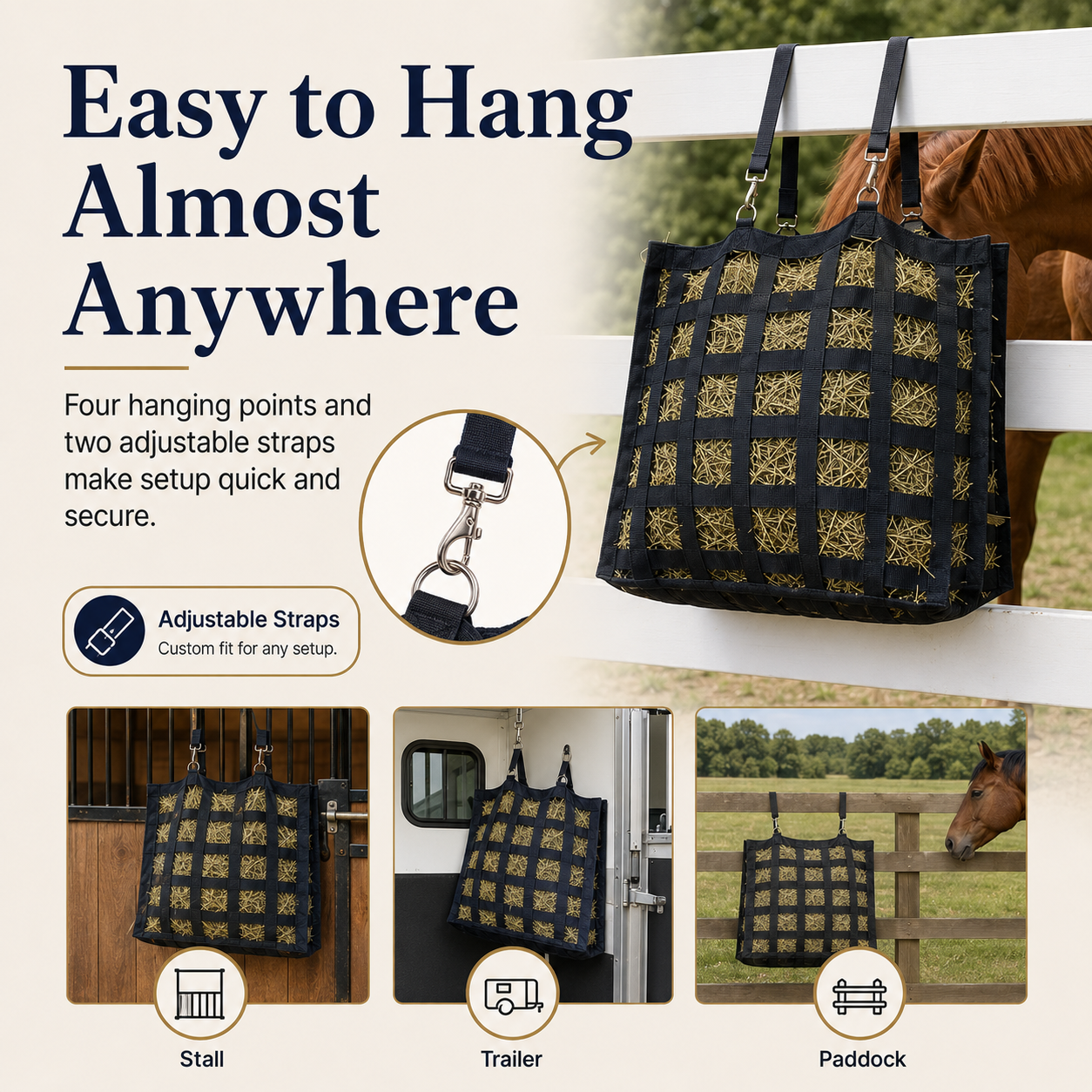 🔥Originals Supreme 4-Sided Slow Feed Hay Bag