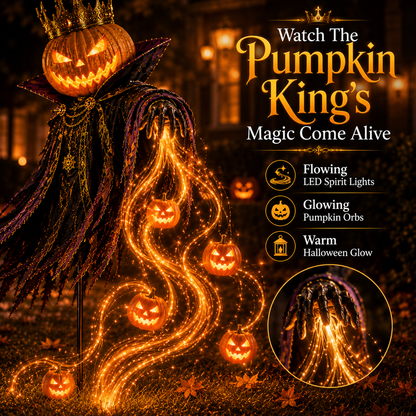 ✨HALLOWEEN SPECIAL • 49% OFF🎃Pumpkin King Awakening™ – Flowing LED Halloween Yard Light
