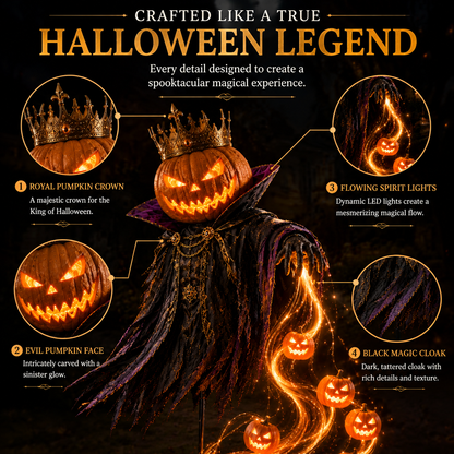 ✨HALLOWEEN SPECIAL • 49% OFF🎃Pumpkin King Awakening™ – Flowing LED Halloween Yard Light