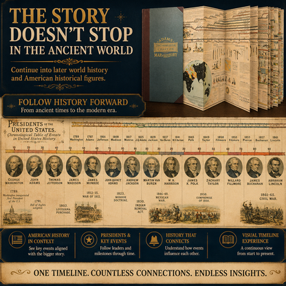 🌍 6,000 Years of Biblical & World History in One 23-Foot Timeline📜