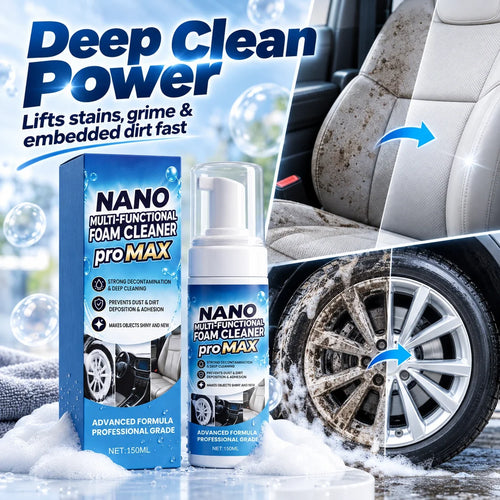 Nano Multi-Functional Foam Cleaner for Cars & Home