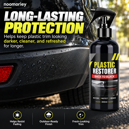 Car Plastic & Leather Restorer – Interior Trim Shine & Protection
