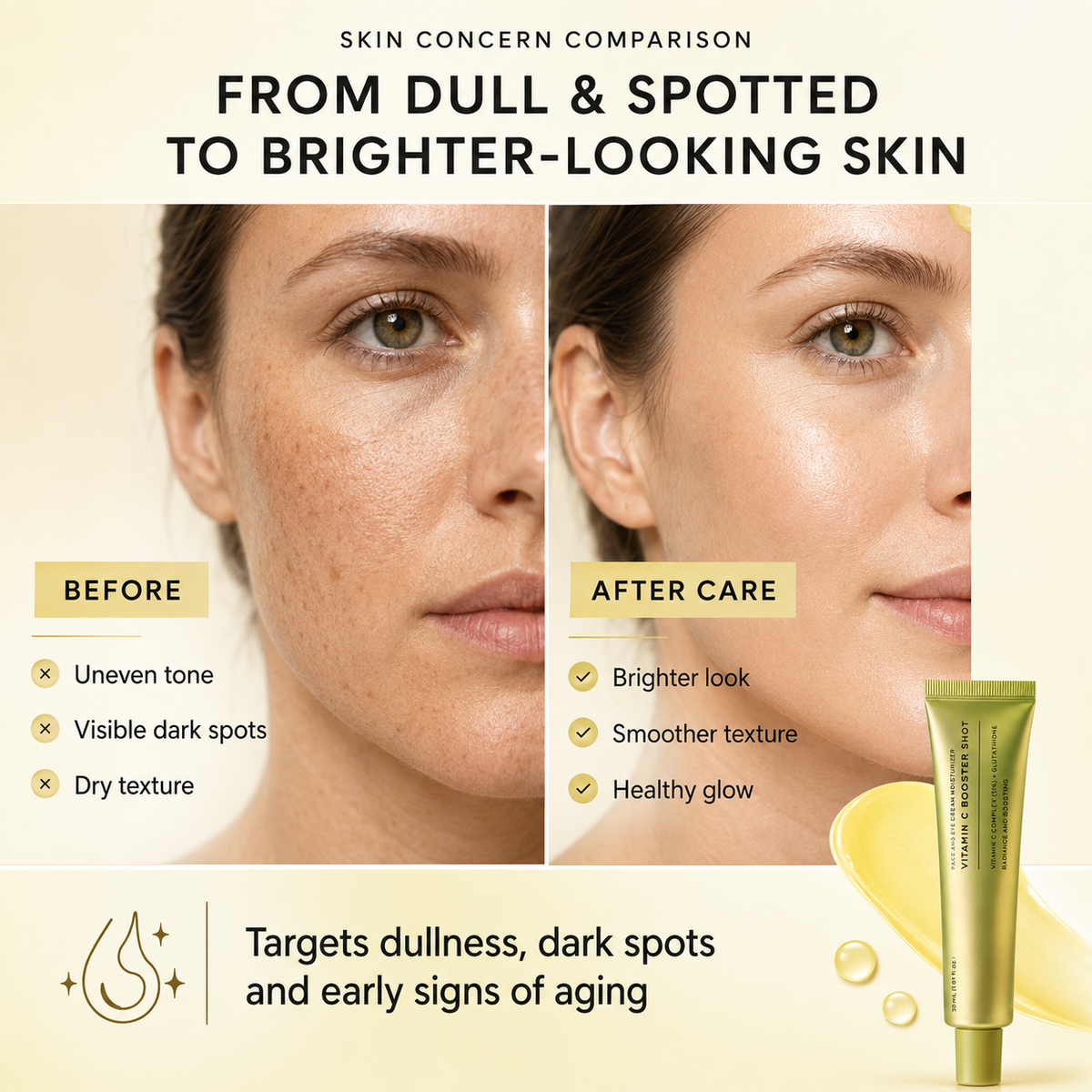 ✨ Vitamin C Booster Serum – Dark Spot & Fine Line Care