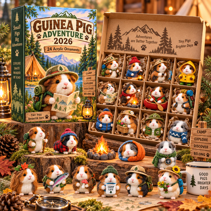 🐹🌲 24 Days of Tiny Adventures – Guinea Pig Christmas Collector Countdown 2026