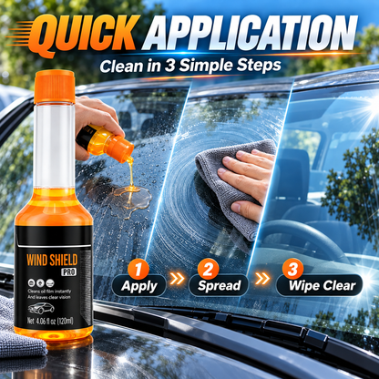 ⏳ 49% OFF Limited-Time Deal | 🚘 Windshield Oil Film Cleaner – Deep Clean, Clear View & Rain-Ready Glass Care