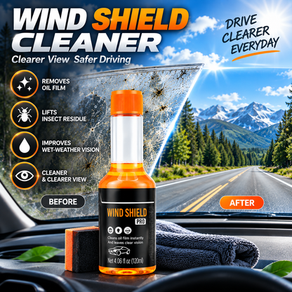 ⏳ 49% OFF Limited-Time Deal | 🚘 Windshield Oil Film Cleaner – Deep Clean, Clear View & Rain-Ready Glass Care