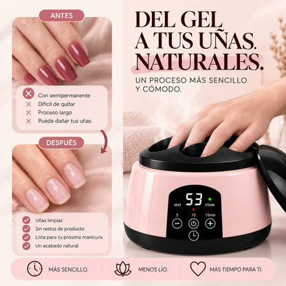 ✨ Electric Steam Gel Nail Polish Remover – Heat-Assisted At-Home Soak-Off System