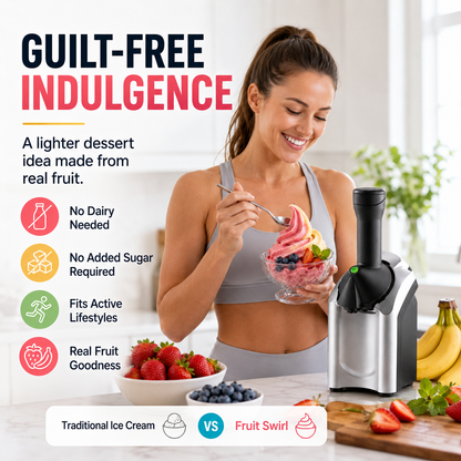 🍦Family Fruit Ice Cream Maker | 100% Natural Sugar-Free Desserts, BPA-Free & Safe For Children