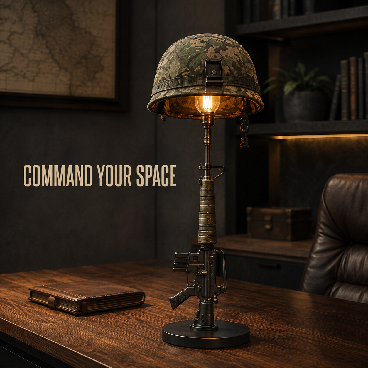 🪖 Military-Style Desk Lamp – Command Your Space