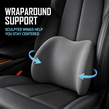 🚗 Memory Foam Car Neck & Lumbar Support Set – Comfort for Every Drive