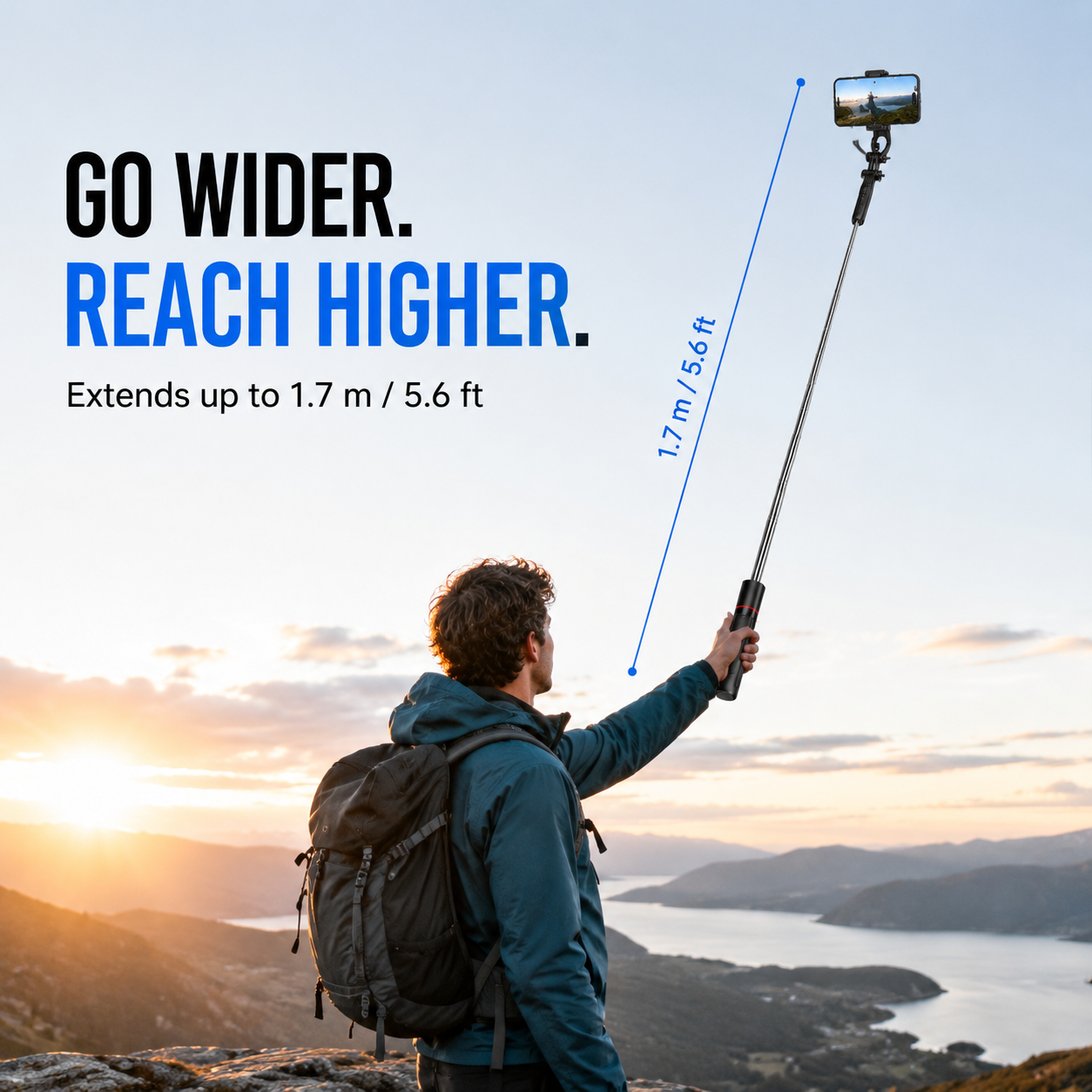 All-in-One Extendable Phone Tripod & Selfie Stick with Remote