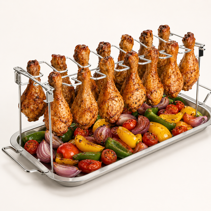 ROASTED CHICKEN RACK HOLDER