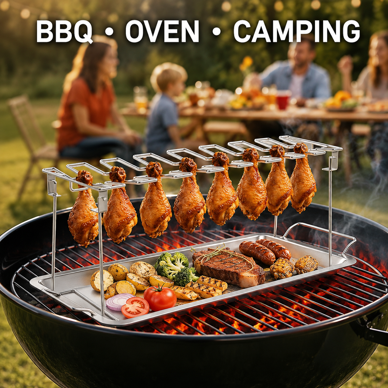 ROASTED CHICKEN RACK HOLDER