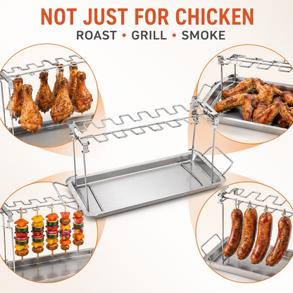 ROASTED CHICKEN RACK HOLDER