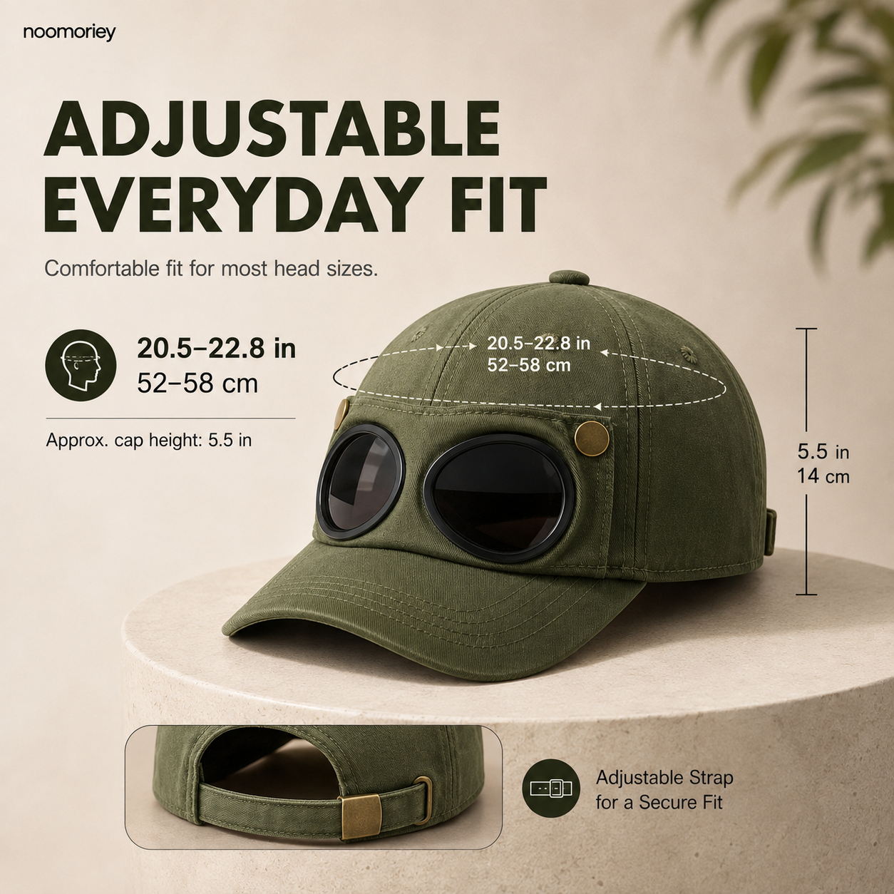 Ear-Style Aviator Baseball Cap – Streetwear Snapback Hat with Sun Protection