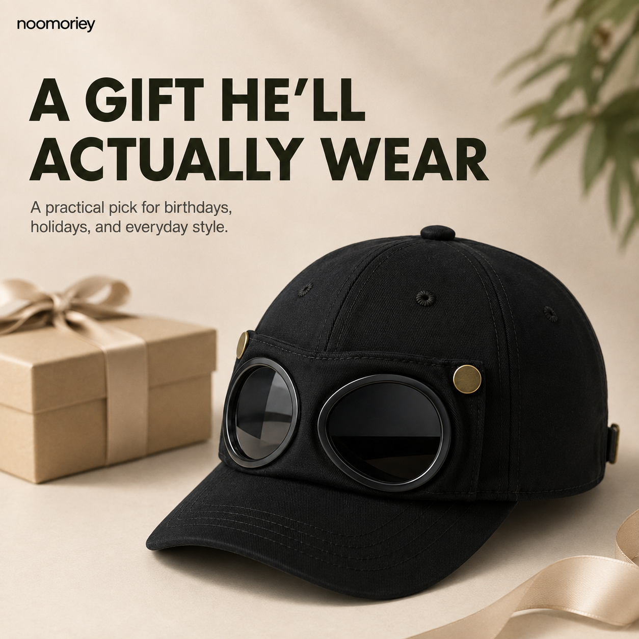 Ear-Style Aviator Baseball Cap – Streetwear Snapback Hat with Sun Protection