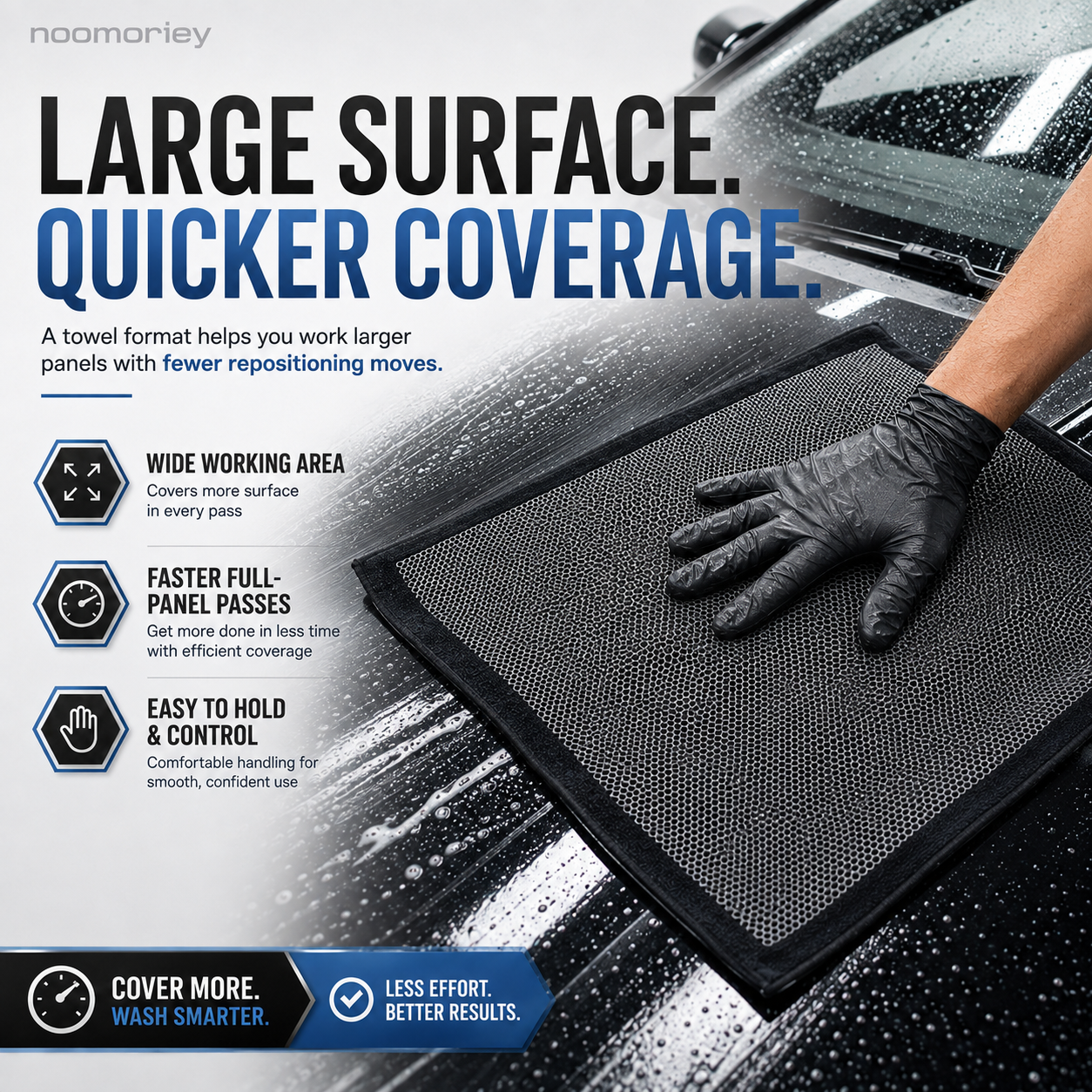 🚗 50% OFF Synthetic Clay Towel ✨ Fast Car Paint & Glass Decontamination