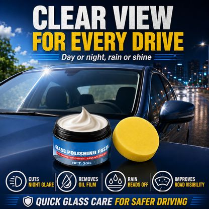 🚗Car Glass Oil Film Remover & Water Repellent Cleaner