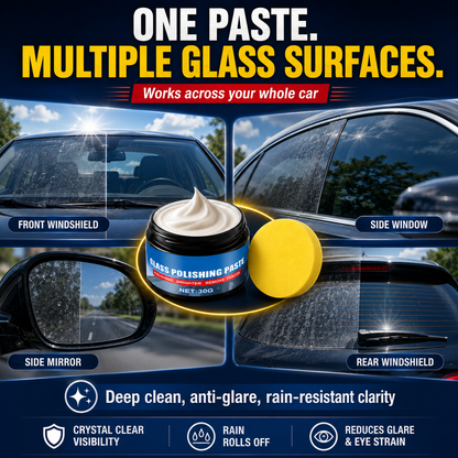 🚗Car Glass Oil Film Remover & Water Repellent Cleaner