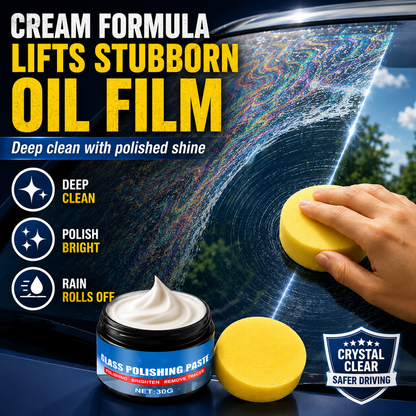 🚗Car Glass Oil Film Remover & Water Repellent Cleaner