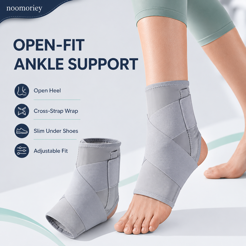 Adjustable Ankle Support Brace – Compression Sports Wrap for Basketball, Running & Training