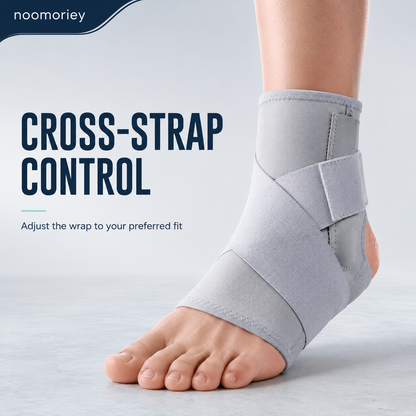 Adjustable Ankle Support Brace – Compression Sports Wrap for Basketball, Running & Training