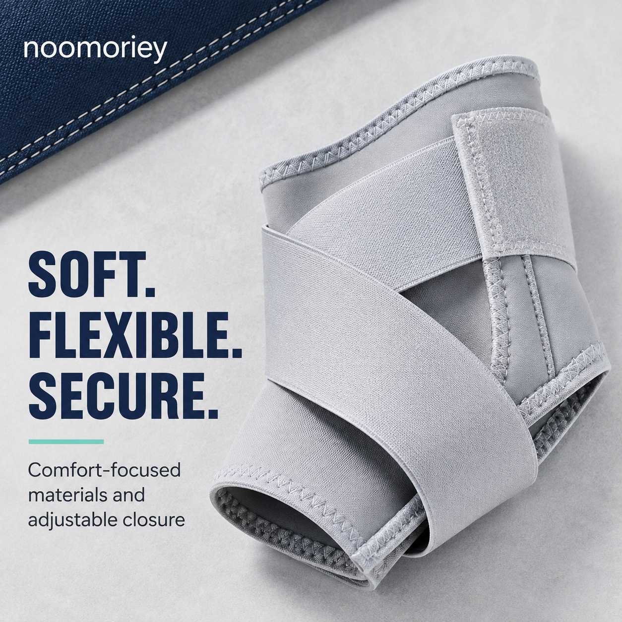 Adjustable Ankle Support Brace – Compression Sports Wrap for Basketball, Running & Training