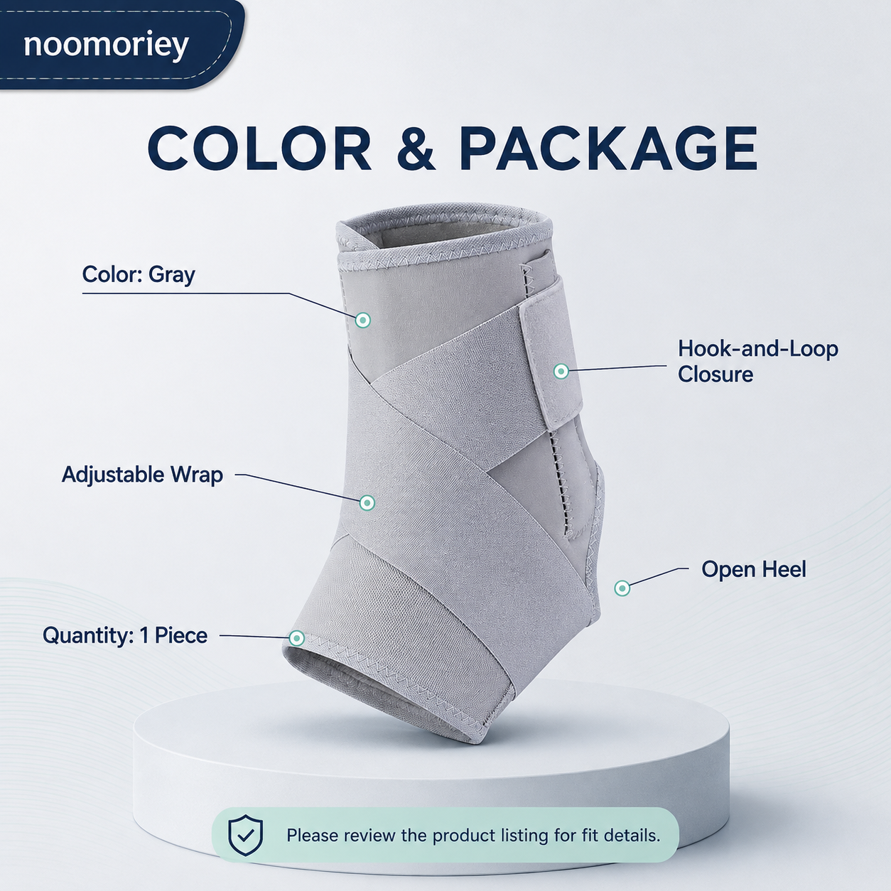 Adjustable Ankle Support Brace – Compression Sports Wrap for Basketball, Running & Training