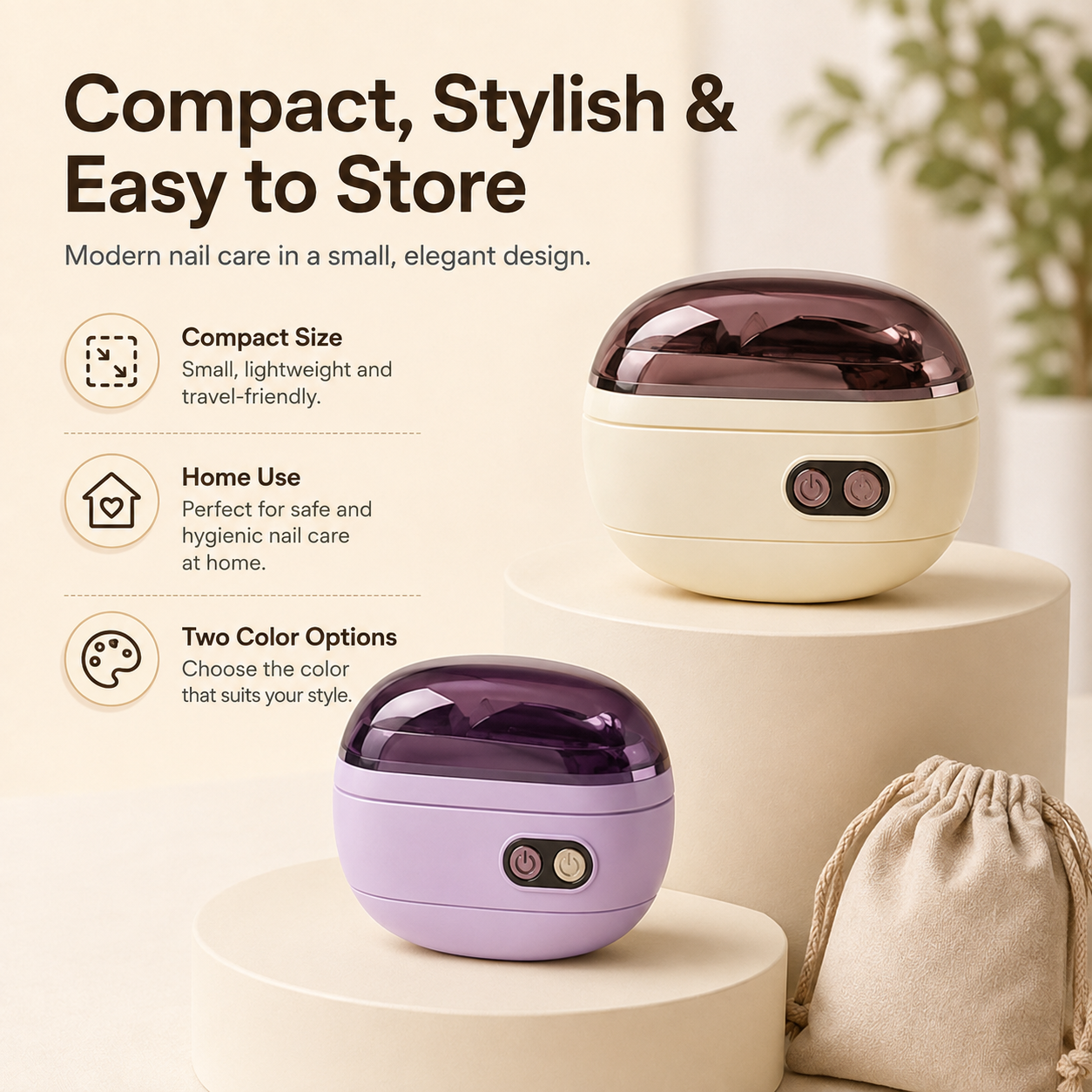 ✂️ LIMITED-TIME 50% OFF! 💅 2-in-1 Smart Electric Nail Clipper & Polisher 🌟