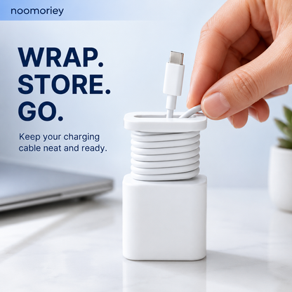 2PCS 2-in-1 Silicone Charger Protector with Cord Wrap for 18W/20W Adapters ✅