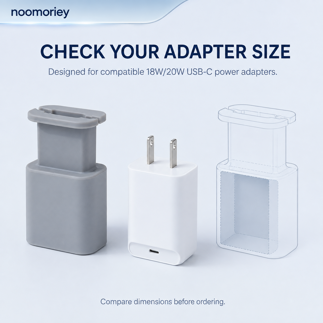 2PCS 2-in-1 Silicone Charger Protector with Cord Wrap for 18W/20W Adapters ✅