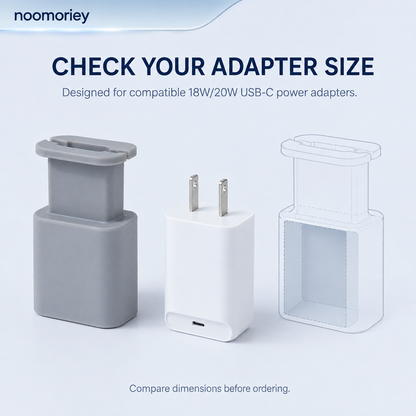 2PCS 2-in-1 Silicone Charger Protector with Cord Wrap for 18W/20W Adapters ✅