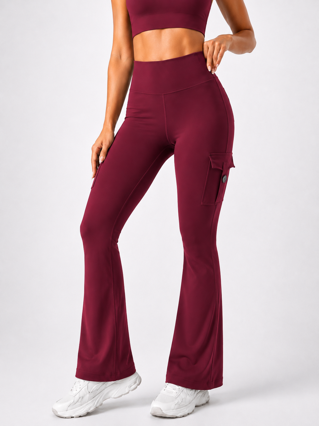 🖤Women's High-Waisted Cargo Pocket Workout Leggings