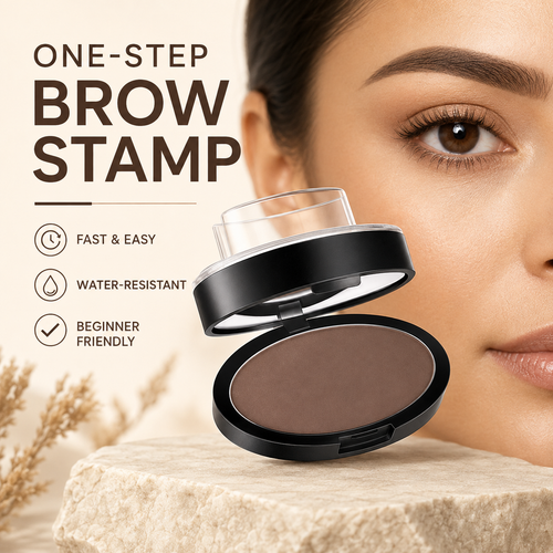 ✨ One-Step Eyebrow Stamp Kit – Waterproof, Smudge-Resistant Brow Powder for Beginners