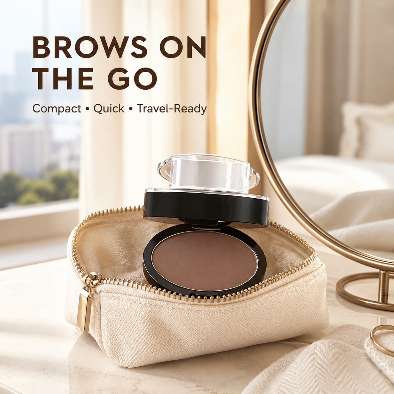 ✨ One-Step Eyebrow Stamp Kit – Waterproof, Smudge-Resistant Brow Powder for Beginners