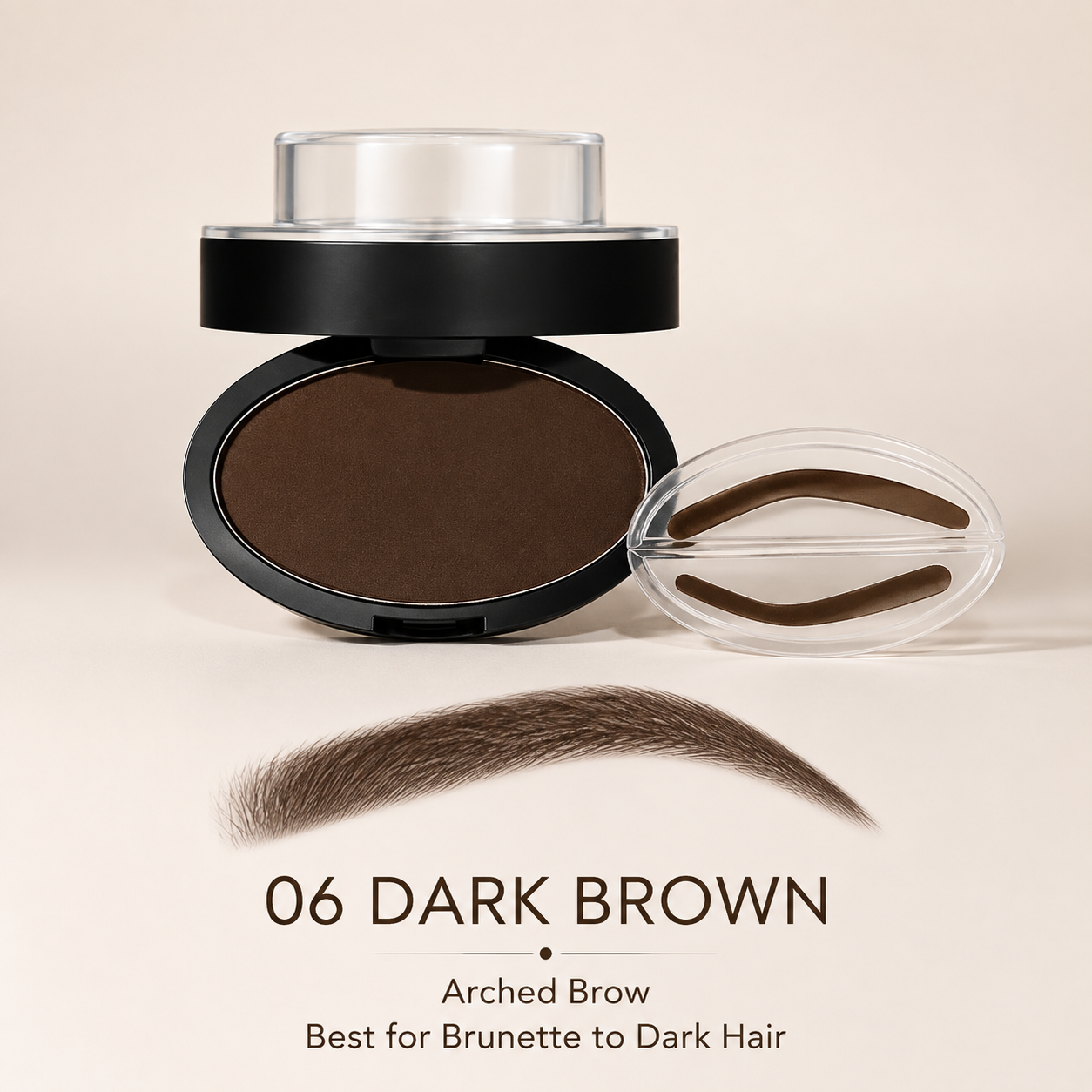 ✨ One-Step Eyebrow Stamp Kit – Waterproof, Smudge-Resistant Brow Powder for Beginners