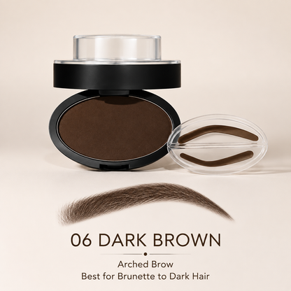 ✨ One-Step Eyebrow Stamp Kit – Waterproof, Smudge-Resistant Brow Powder for Beginners