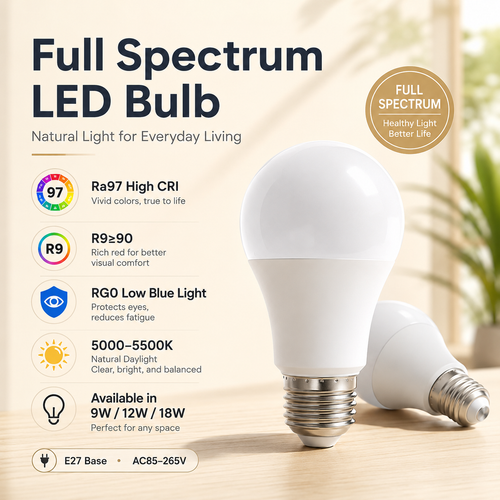 Rechargeable Emergency LED Light Bulb – 60W Equivalent E26 Battery Backup Bulb for Power Outages & Camping