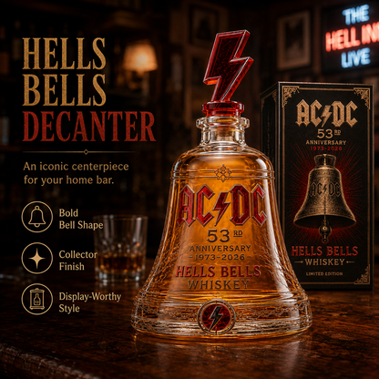 🎸AC/DC 53rd Anniversary 1973-2026-Rock-Inspired 53rd Anniversary Whiskey Decanter