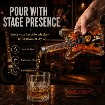 🎸AC/DC 53rd Anniversary 1973-2026-Rock-Inspired 53rd Anniversary Whiskey Decanter